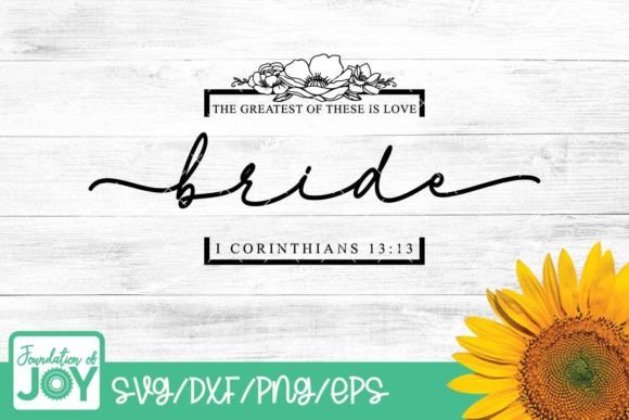 Christian Bride Svg, 1 Corinthians 13