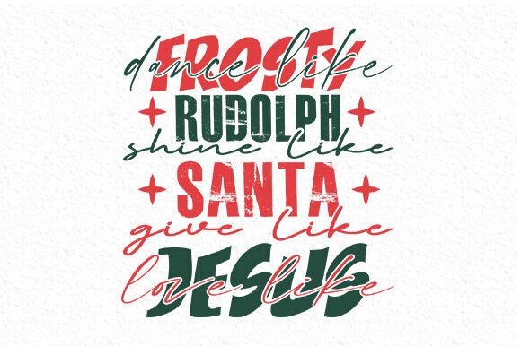 Christian Christmas SVG PNG for T-Shirt Designs