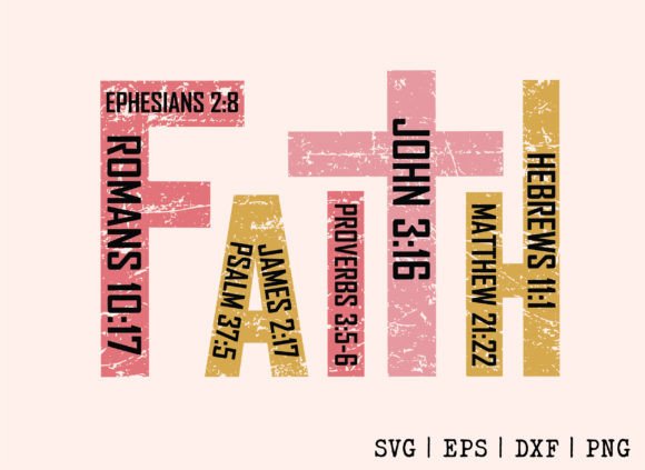 Faith Retro Christian Jesus Svg Png God T-Shirt Designs