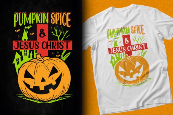 Pumpkin Spice Jesus Christ T-shirts T-Shirt Designs