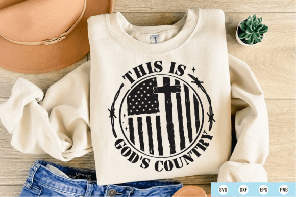 This is God s Country SVG, T-Shirt Designs