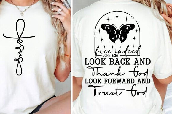 Transformed Butterfly SVG Christian PNG for T-Shirt Designs